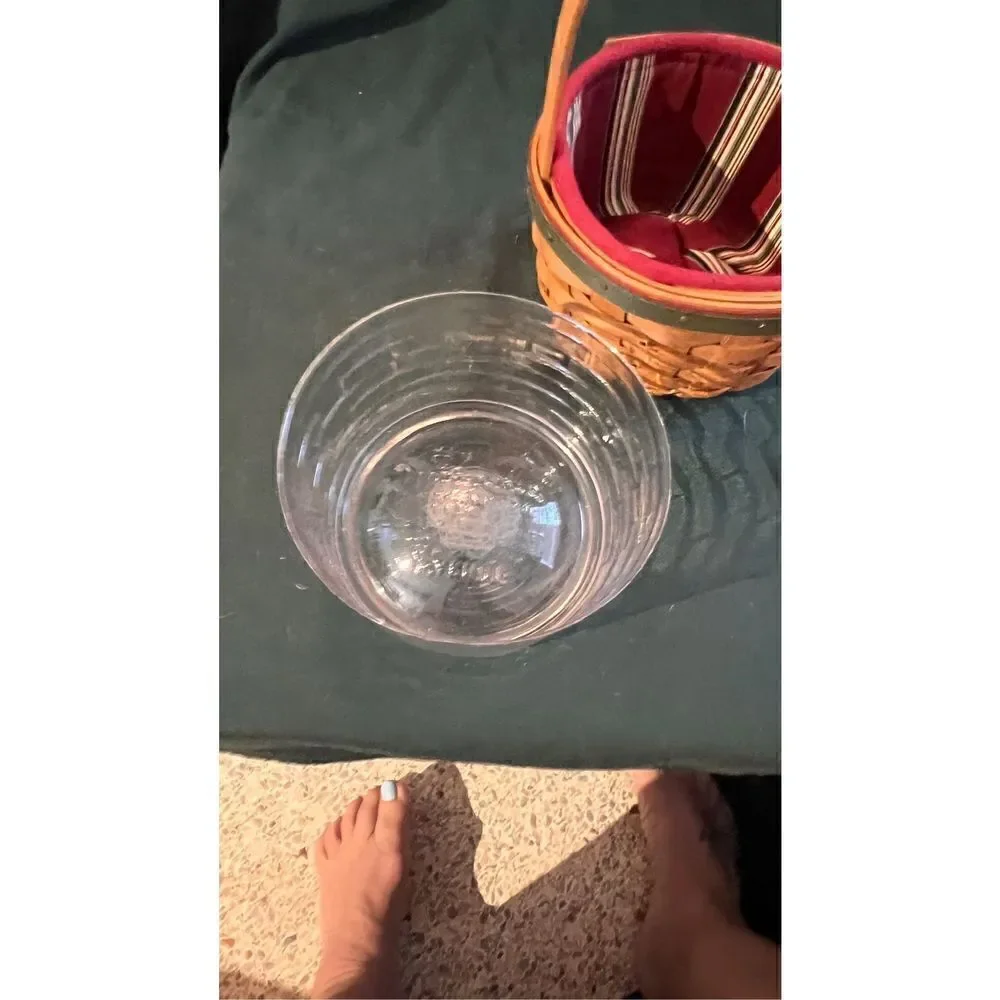 LONGABERGER HANDMADE BASKET EASTER PLEASE SEE PHOTOS FOR MEASUREMENTS EUC